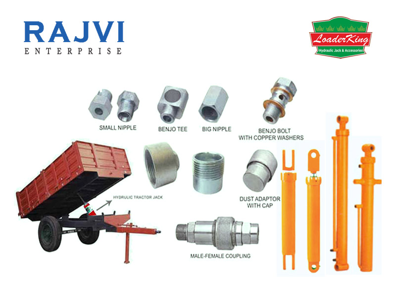 SS MS Hydraulic Tractor Trolley - Truck Trailer - Dozer - Earth Movers Machinery Fittings Assemblies Accessories Parts Manufacturers - Suppliers