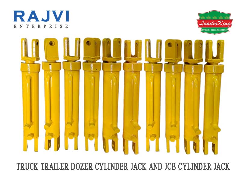 Tractor Front and Back Side Dozer Hydraulic Cylinder Manufacturers Rajkot Gujarat india Truck Tailler Loader Jack